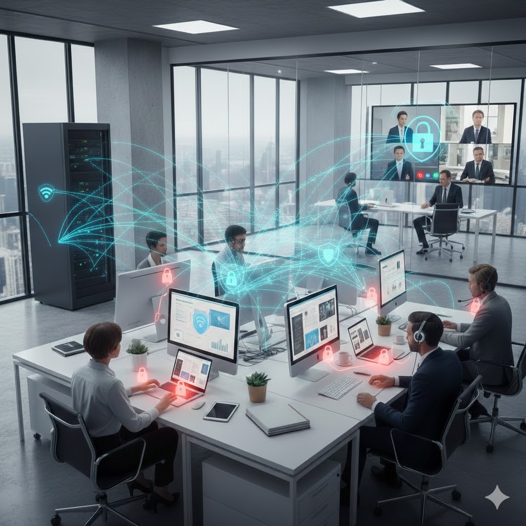Office Endpoint Security and VoIP with Collaboration